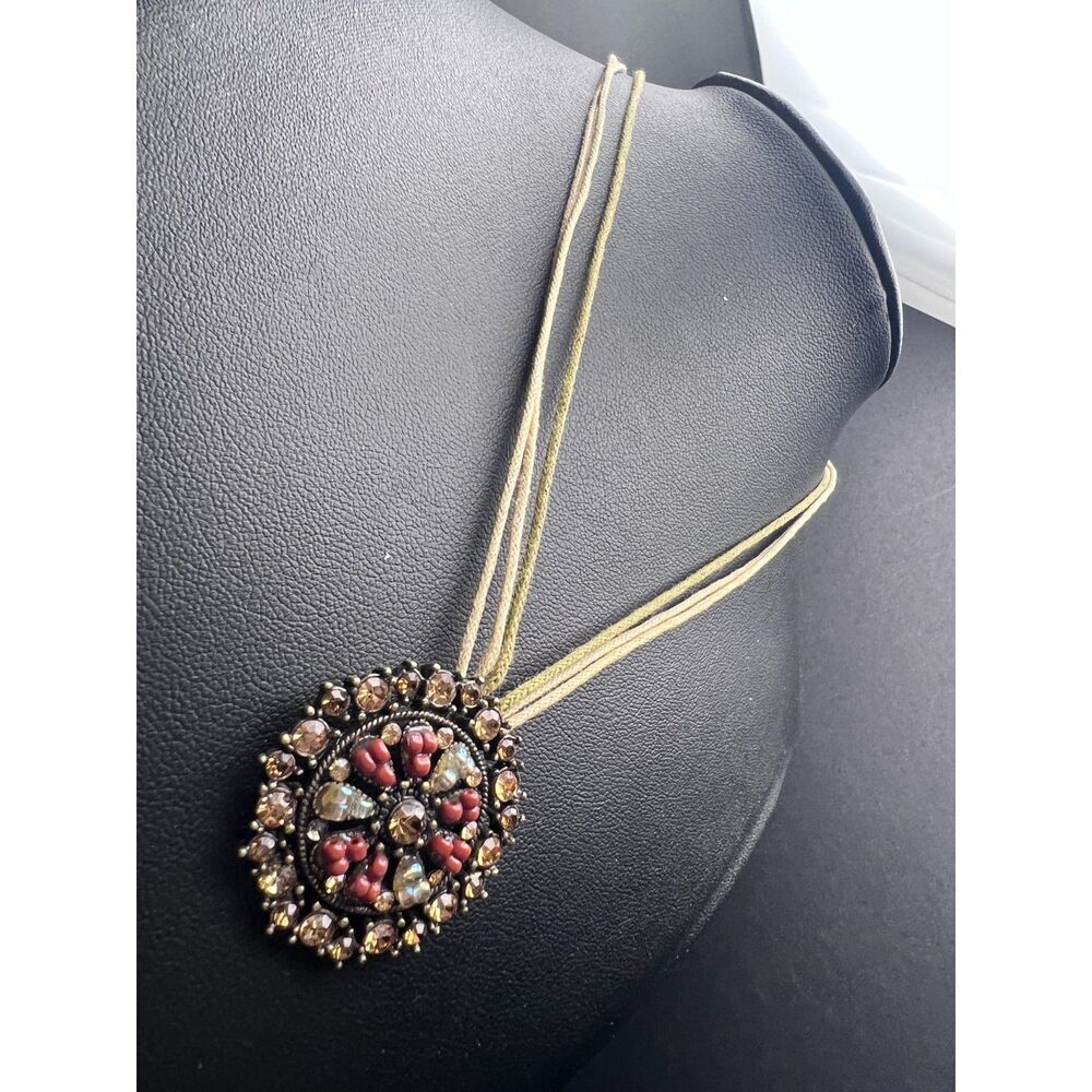 Lia Sophia Medallion Necklace